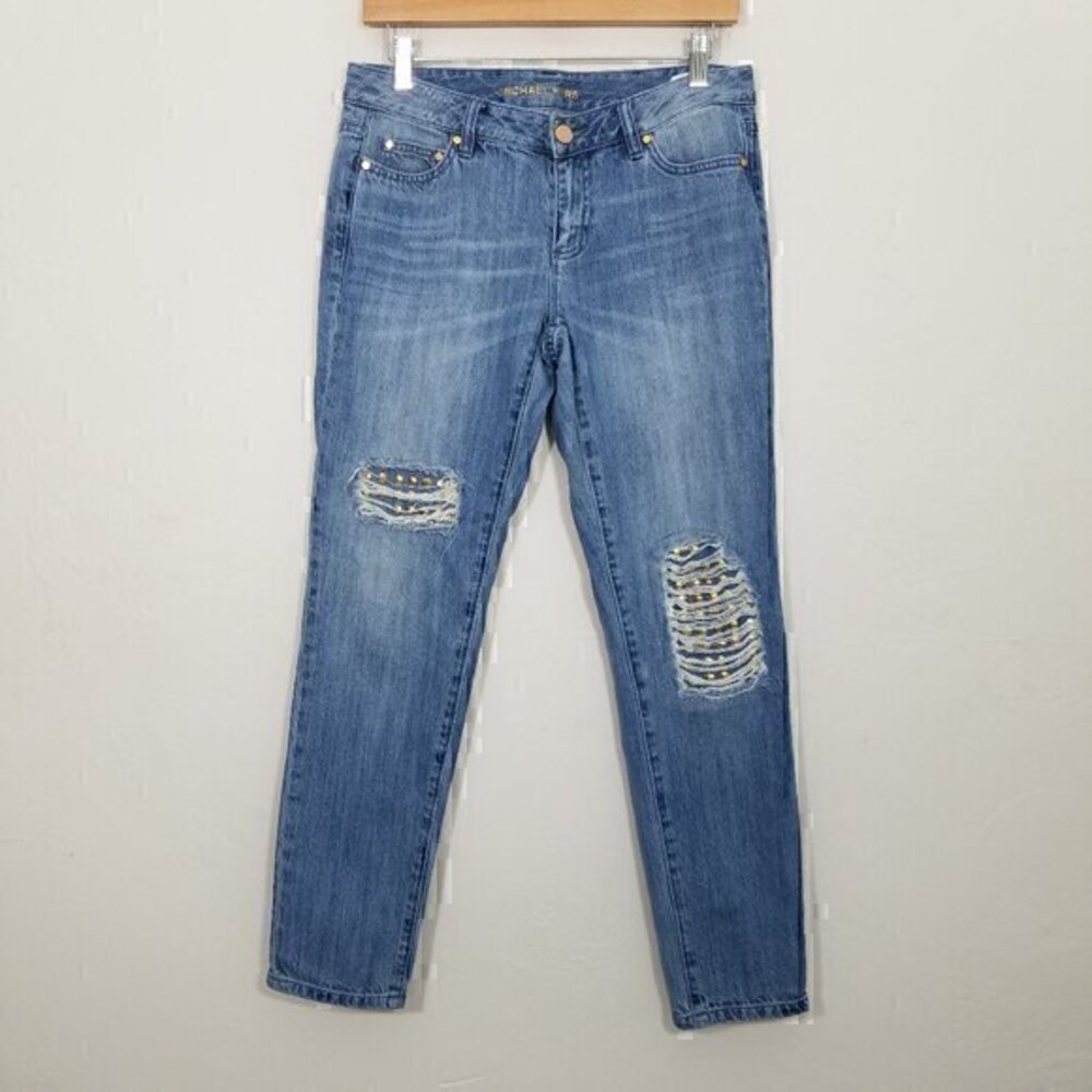 Michael Kors Dillon Relaxed Jeans Blue Size 4P
